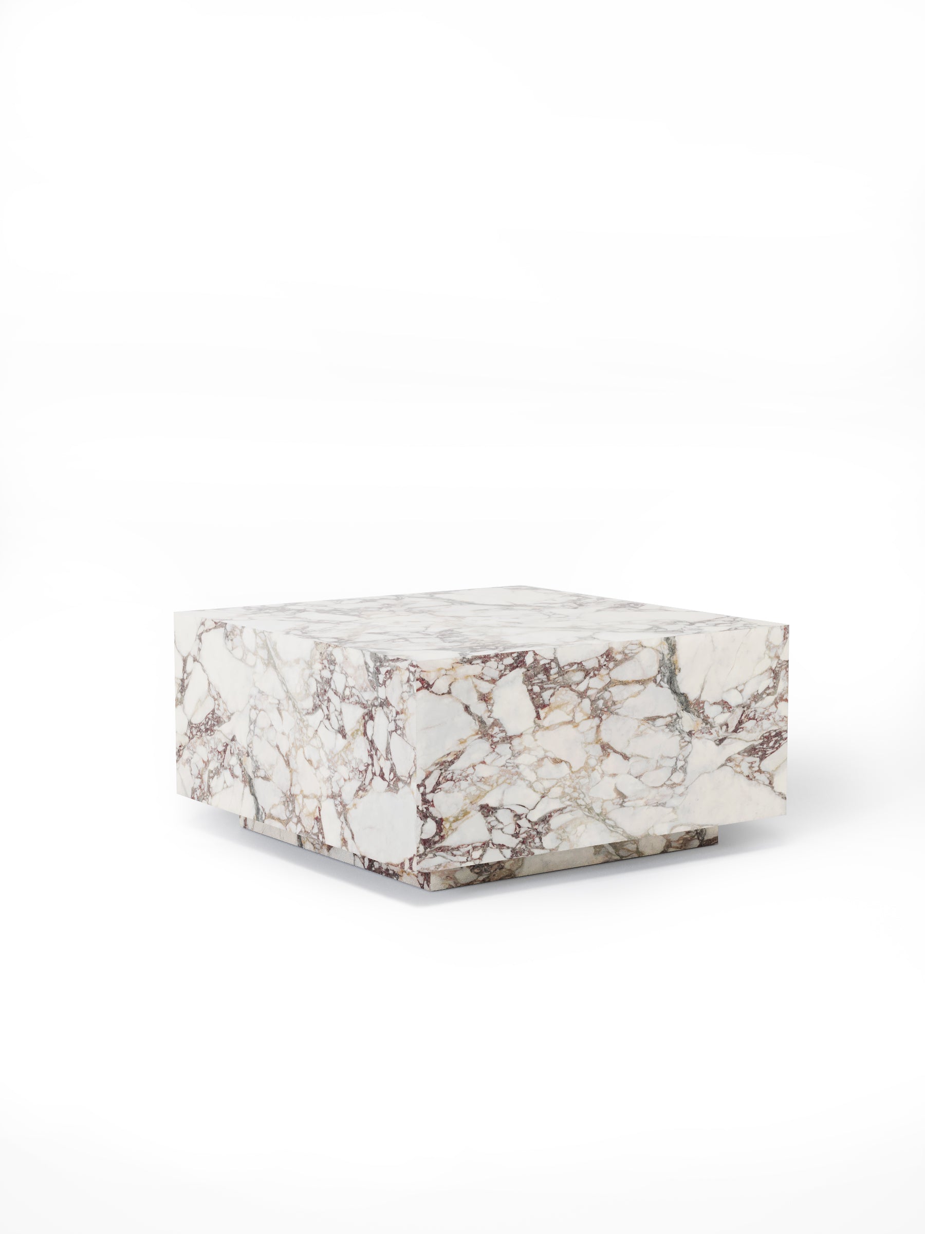 Cubo Couchtisch M Calacatta Viola