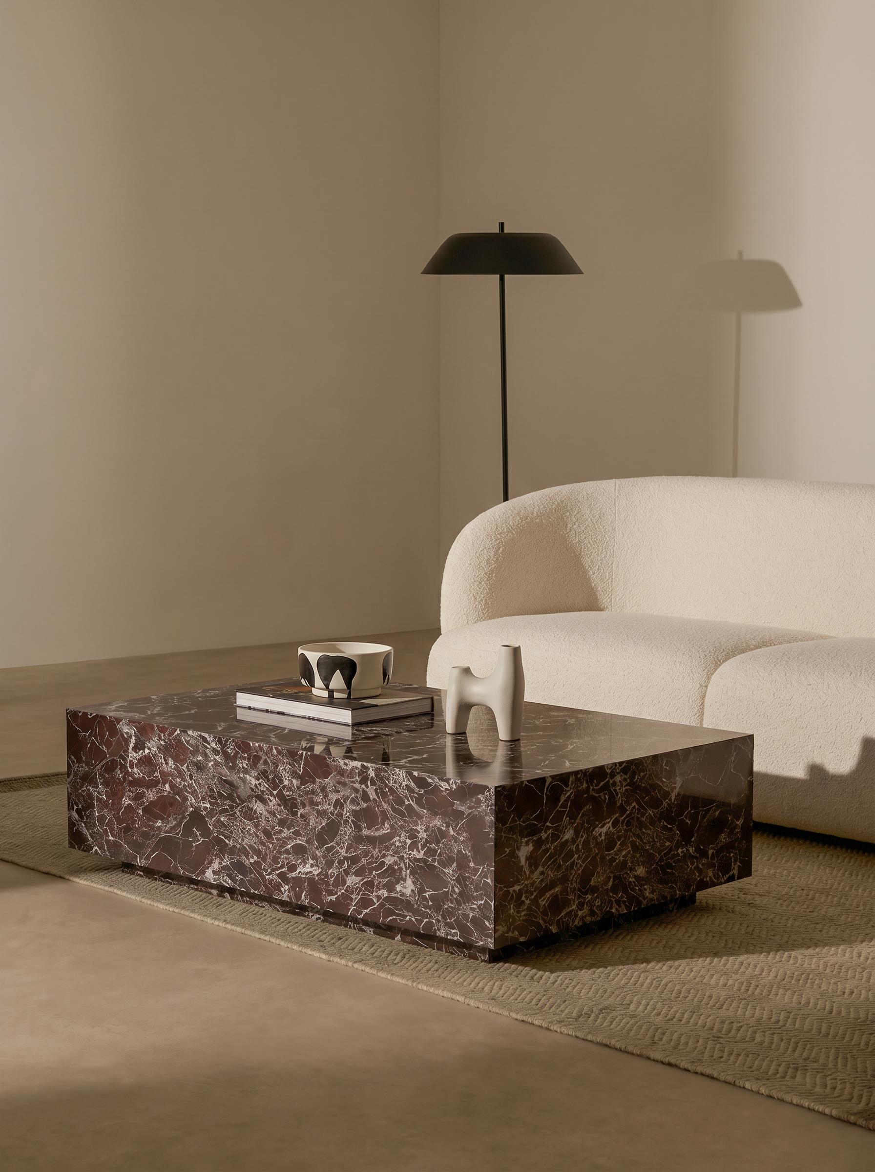 Cubo Couchtisch L Rosso Imperiale