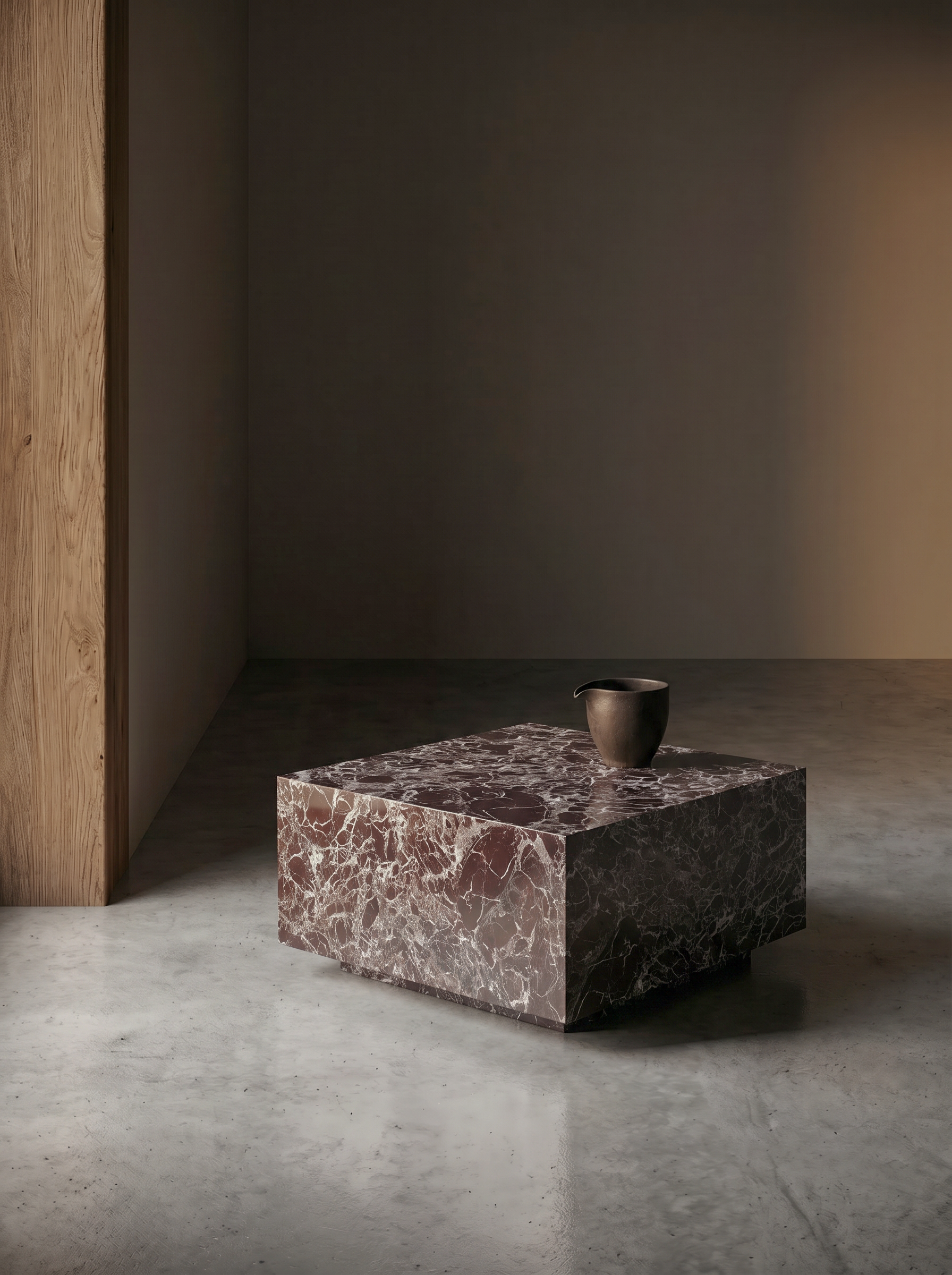 Cubo Couchtisch M Rosso Imperiale