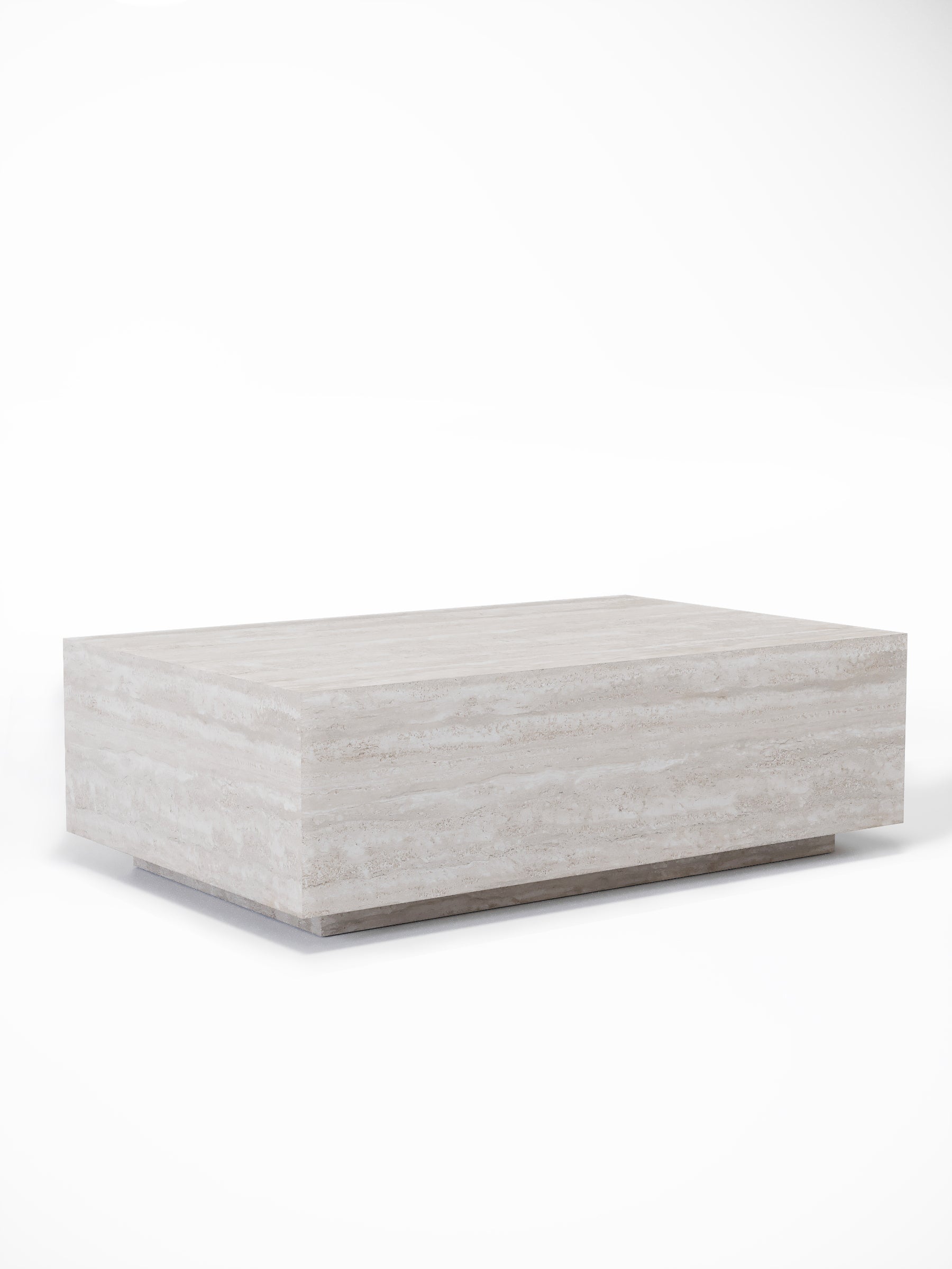 Cubo Couchtisch L Travertino