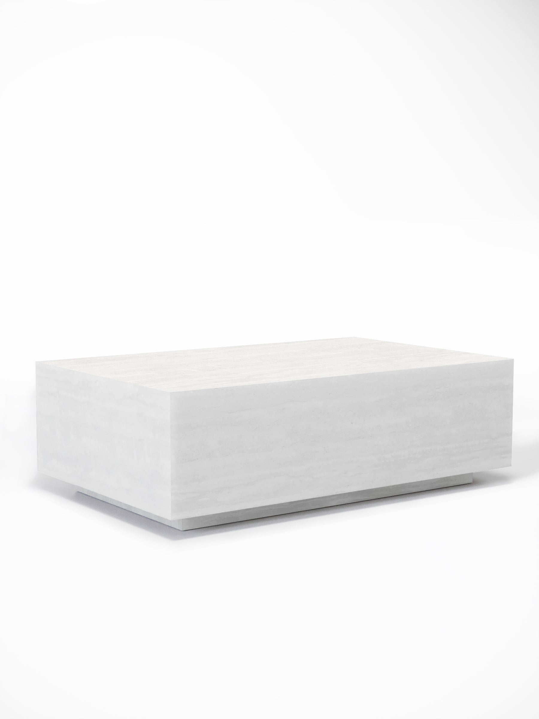 Cubo Couchtisch L Travertino White
