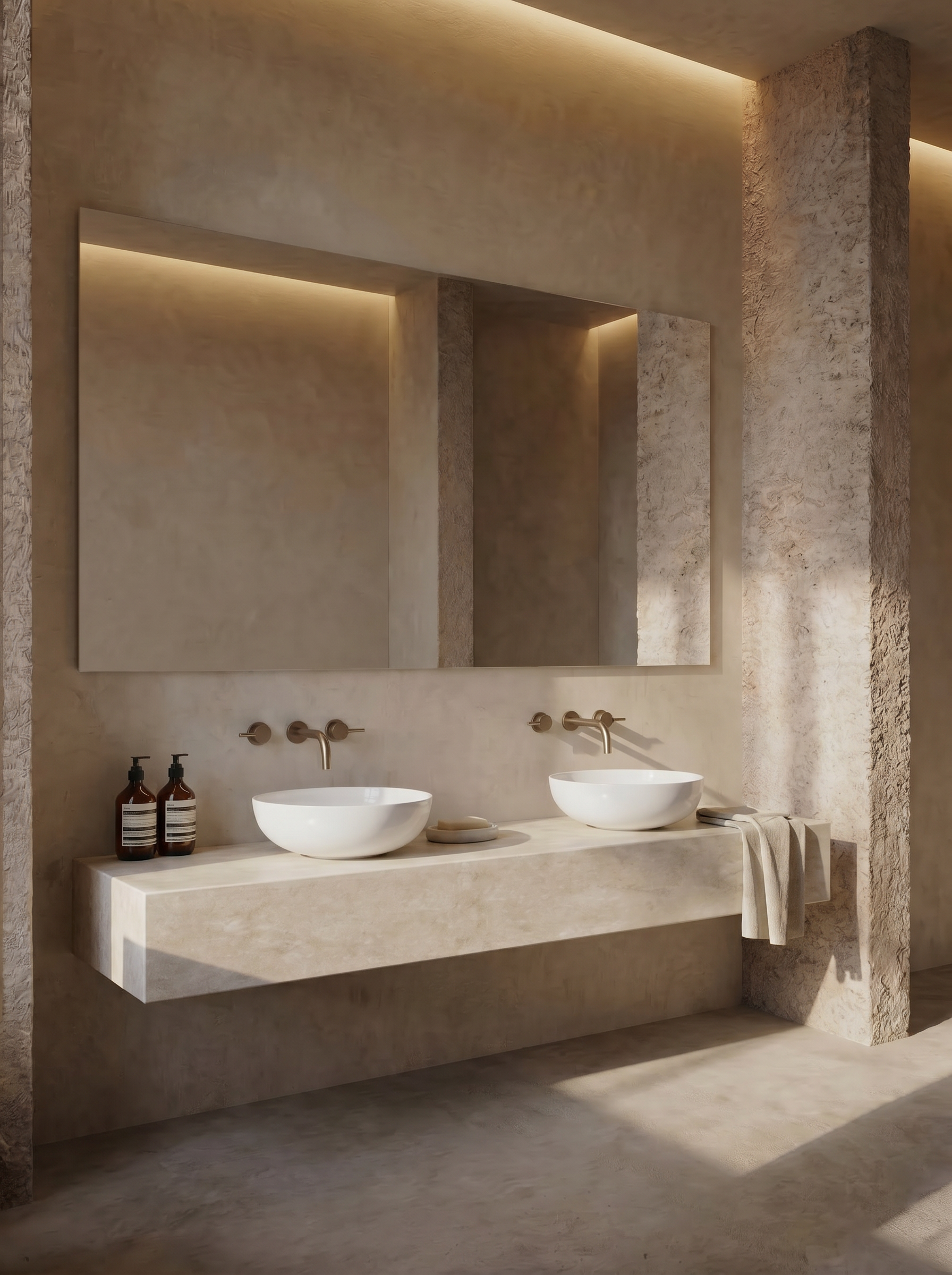 Waschtischkonsole Ostuni White