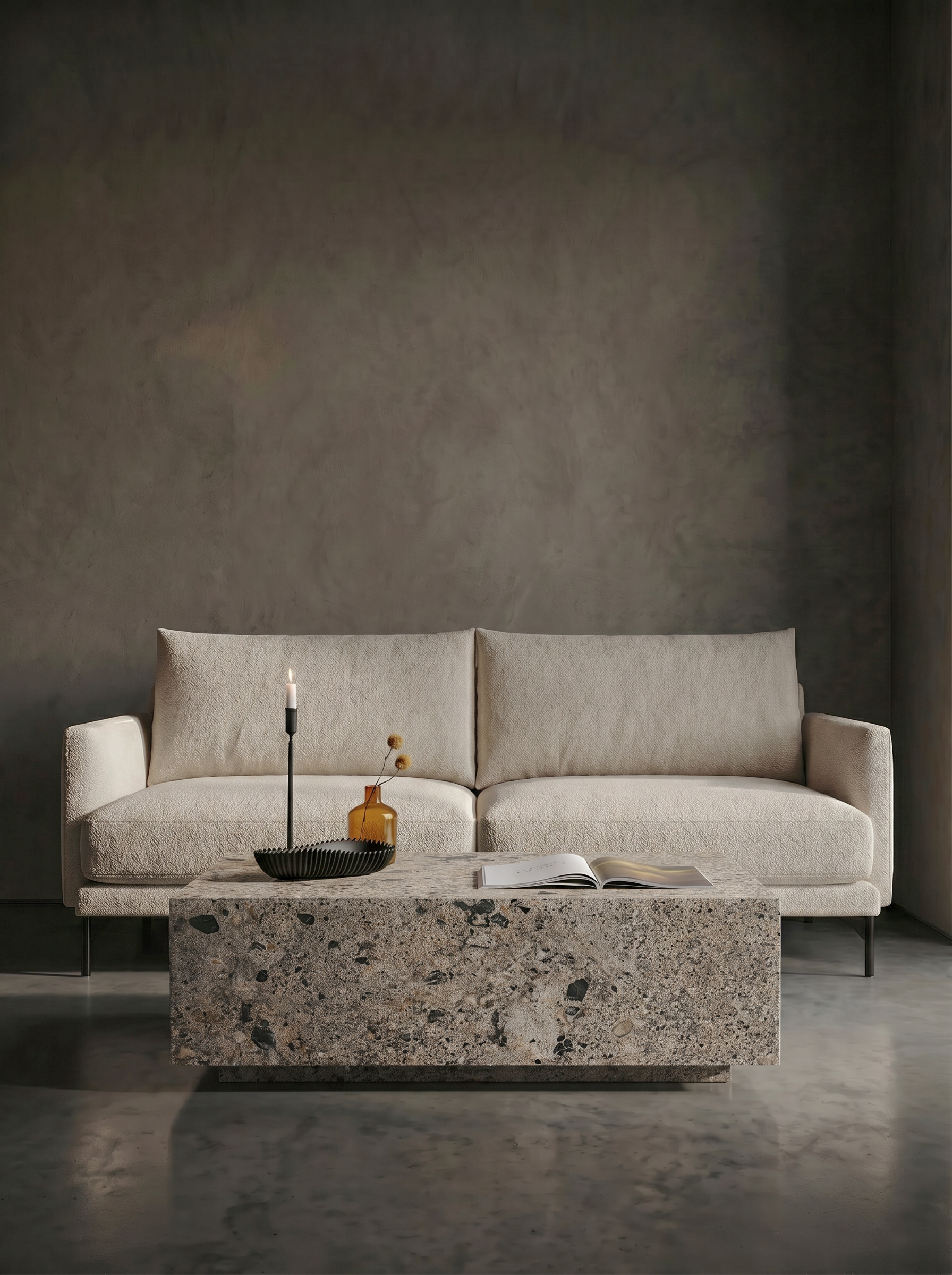 Cubo Couchtisch L Pietra Romana