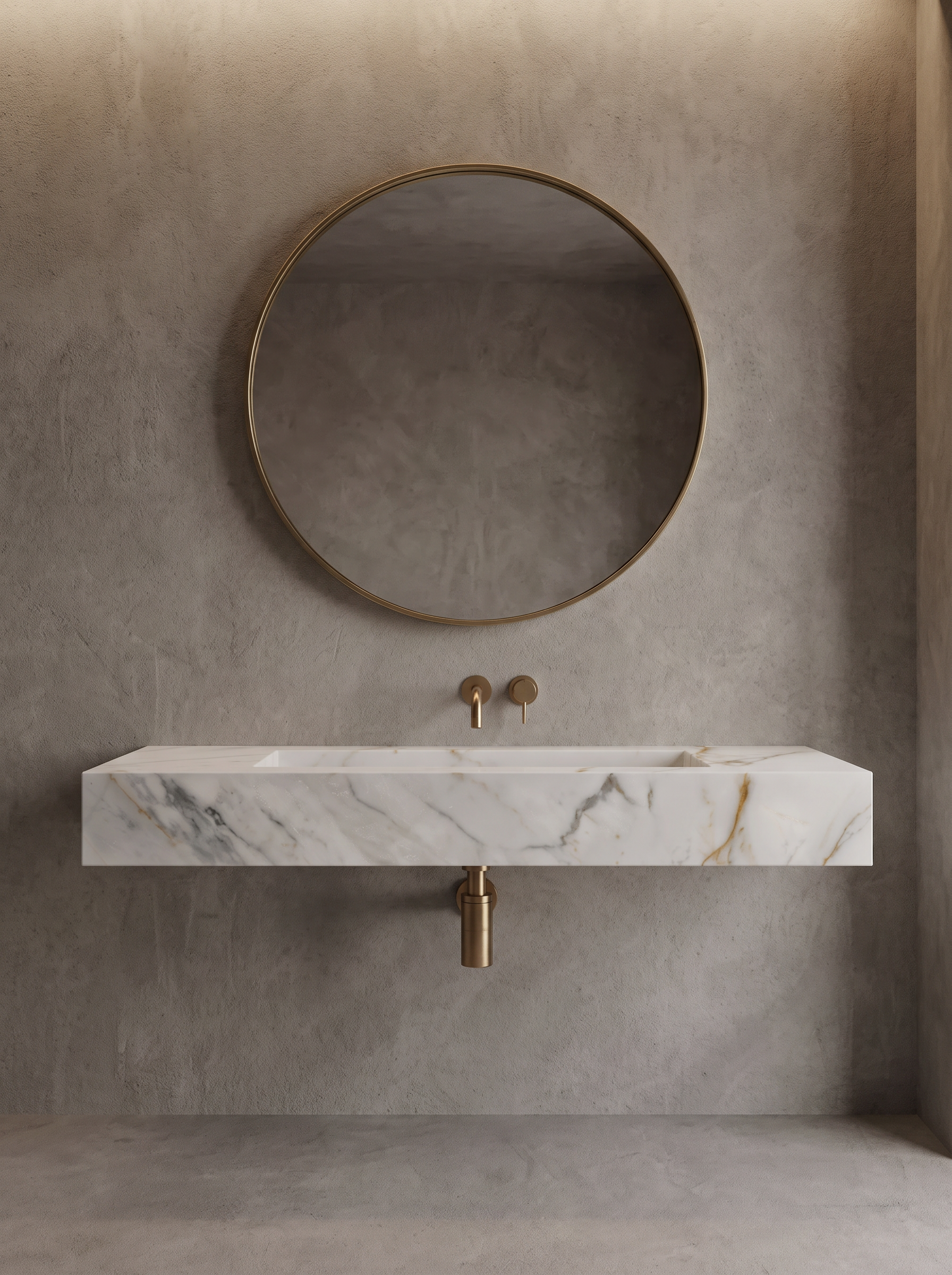Waschtisch Elegant Gold